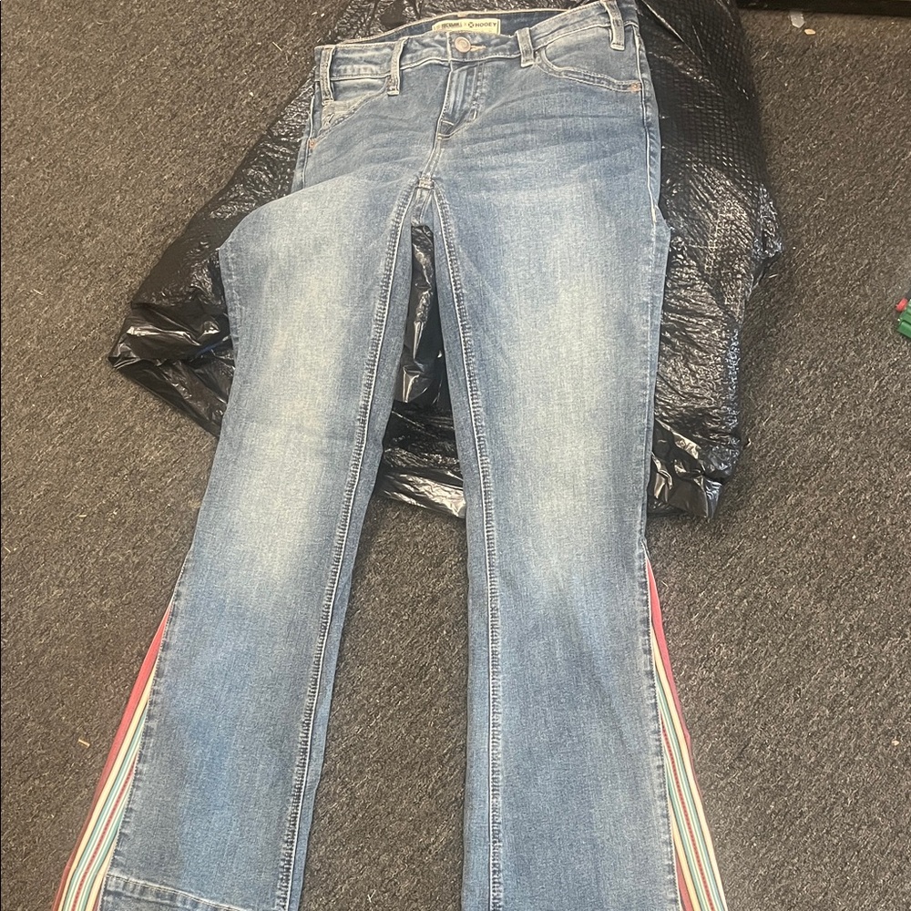 Stylish Blue Boot Cut Jeans for Women